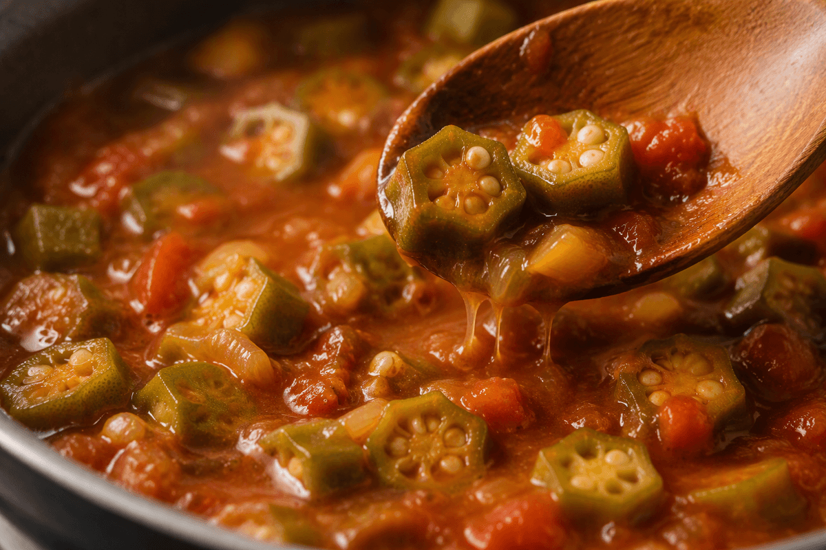 Okra’s gel-like fiber and slower absorption