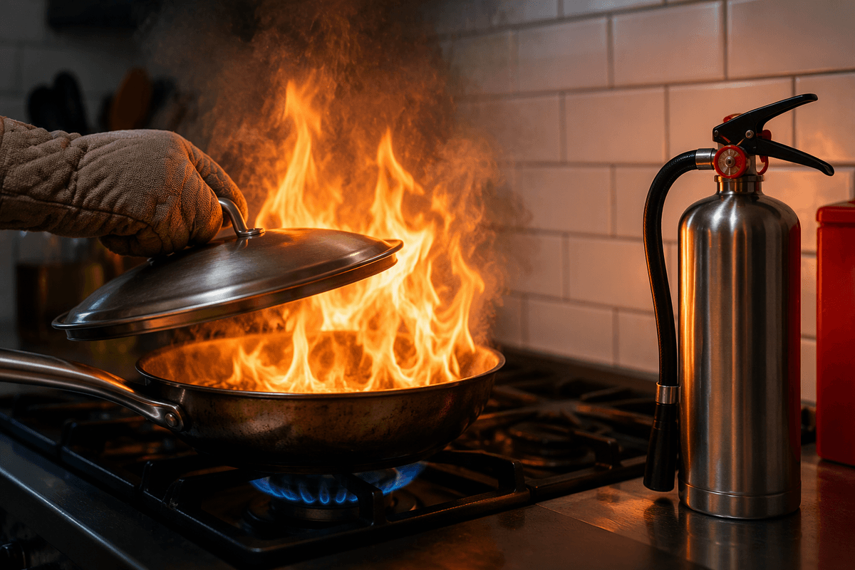 Can You Extinguish a Grease Fire Safely?